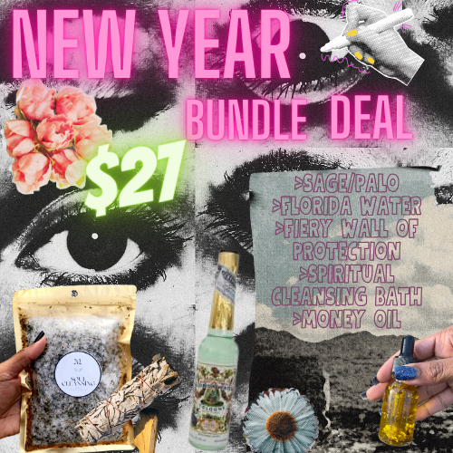 New Year Spiritual Bundle - Cleansing, Money, and Protection